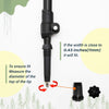 TREKOLOGY Trek-Z Collapsible Hiking Poles | Complete Set with 6 Rubber Tips