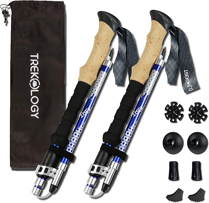 TREKOLOGY TREK-Z Lightweight Collapsible Trekking Poles(UK)