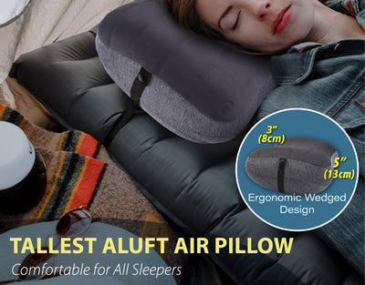Aluft Pro : Inflatable Pillow for Camping