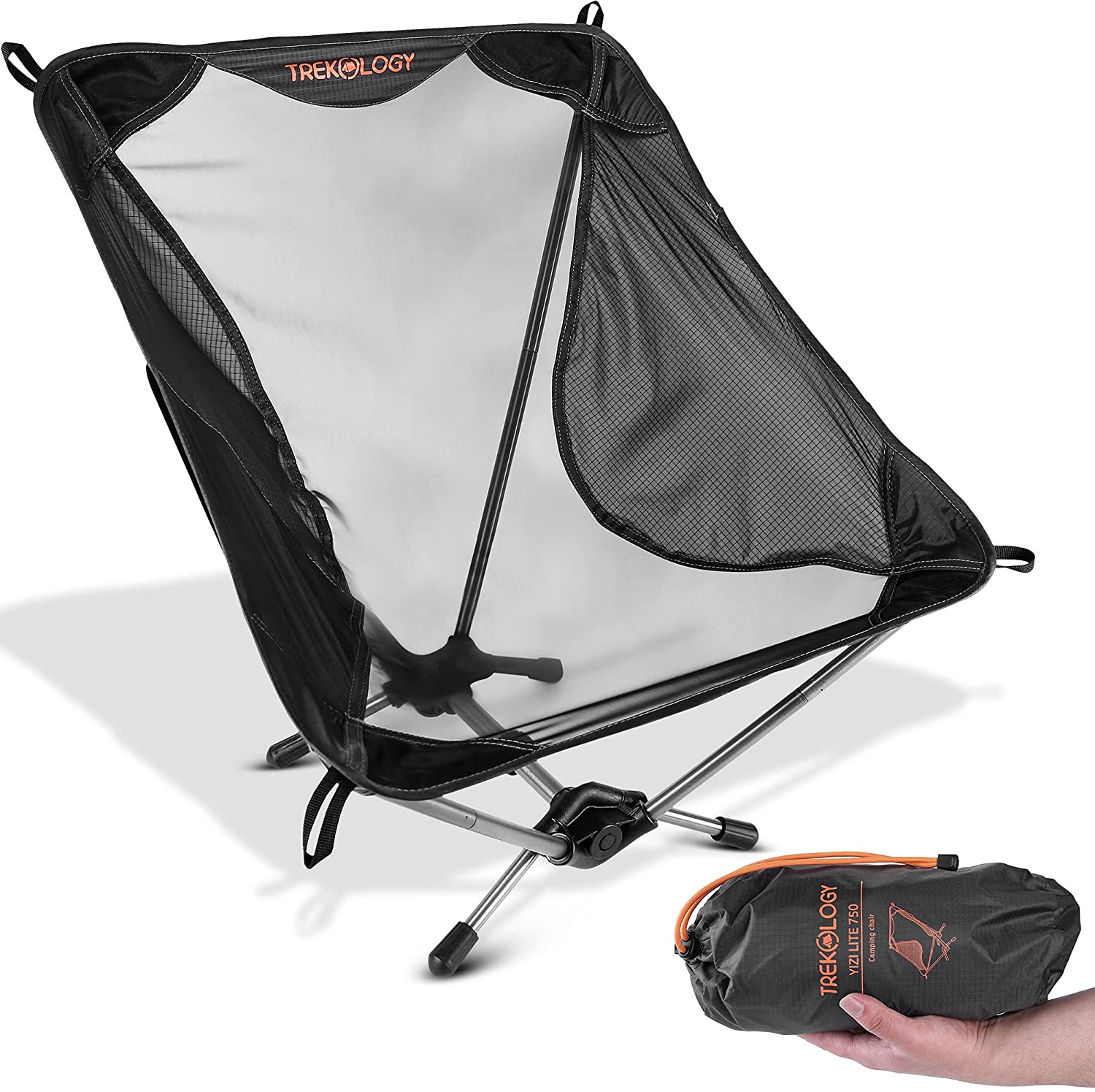 TREKOLOGY（トレコロジー）YIZI LITE 750超軽量キャンプチェア TREKOLOGY YIZI-LITE :Lightweight Camping Chair (Orange) (US)