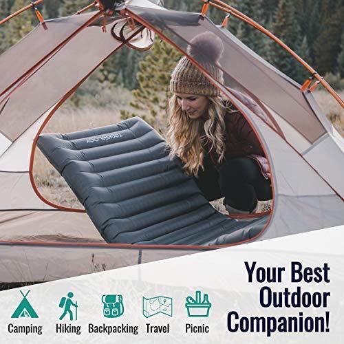 TREKOLOGY UL80 Inflatable Sleeping Pad for Camping (US)