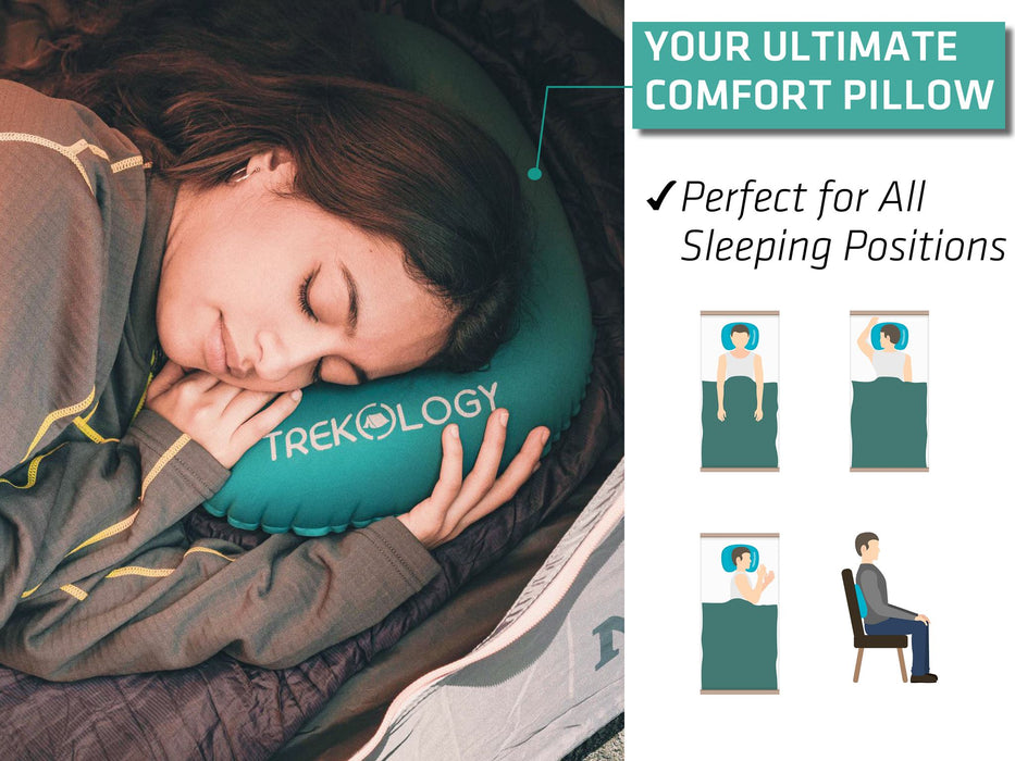 TREKOLOGY Aluft 2.0 Inflatable Pillow for Camping (US)