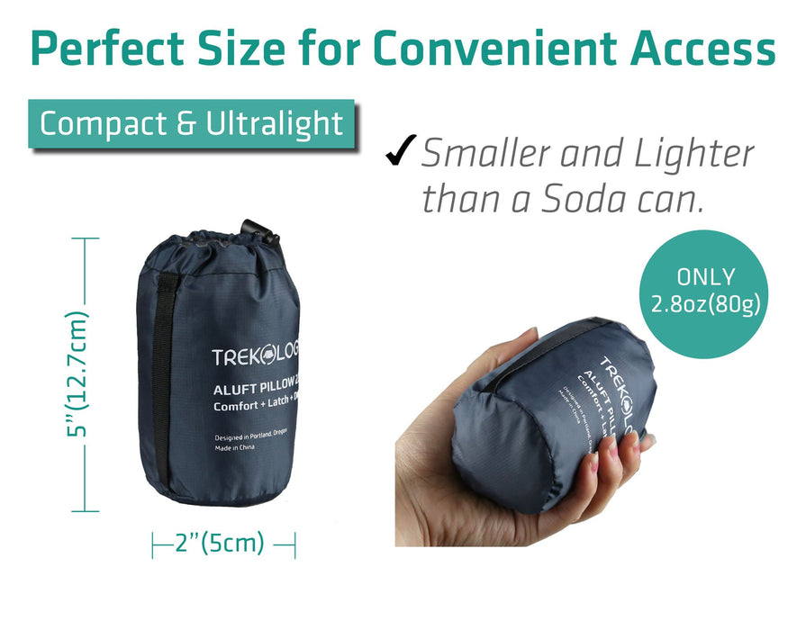 TREKOLOGY Aluft 2.0 Inflatable Pillow for Camping (US)