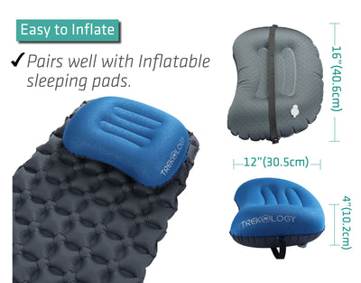 ALUFT 2.0 : Inflatable Pillow for Camping