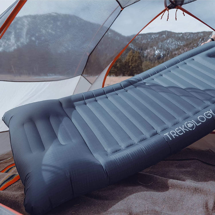TREKOLOGY UL140 Thick Air Sleeping Mat with Built-in Inflator Pump (US)