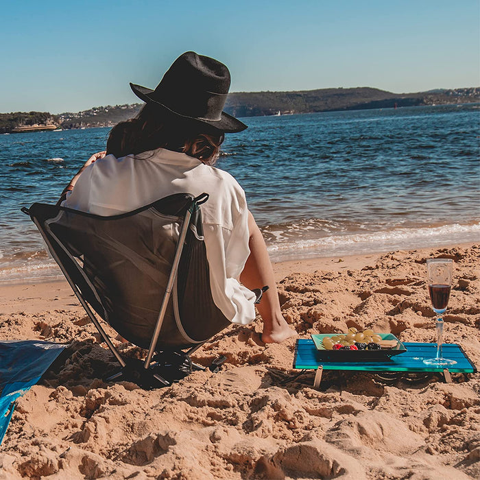 TREKOLOGY YIZI-LITE Sand Cover :  Beach Mat and Ground Sheet for Camping Chairs (US)