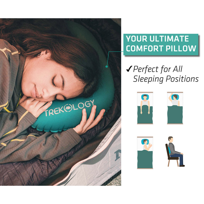 Trekology Aluft 1.0 : Inflatable Pillow for Camping