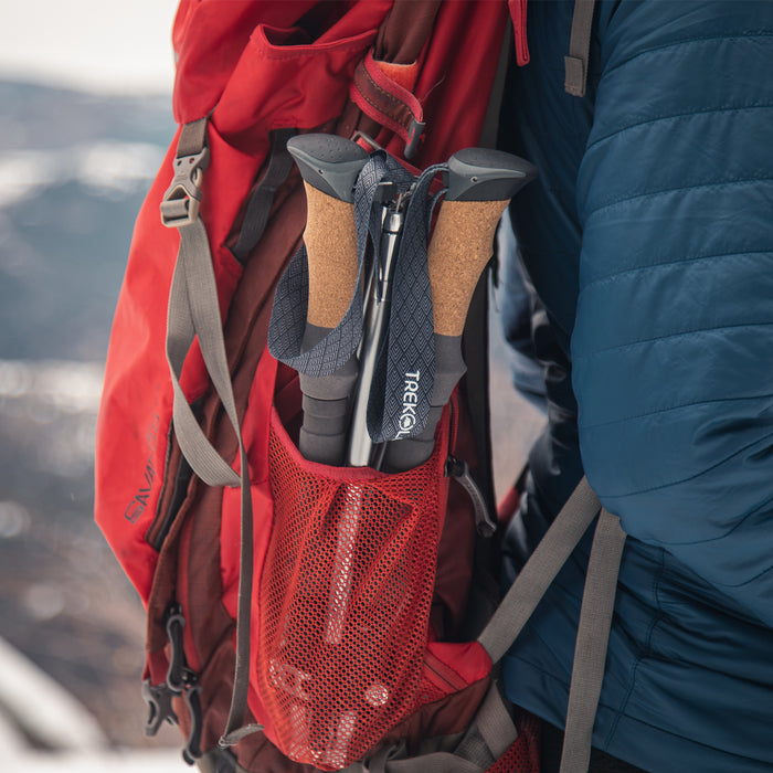 TREKOLOGY TREK-Z 2.0 Cork : Foldable Trekking Poles with Cork Handle (2pc/set) (US)