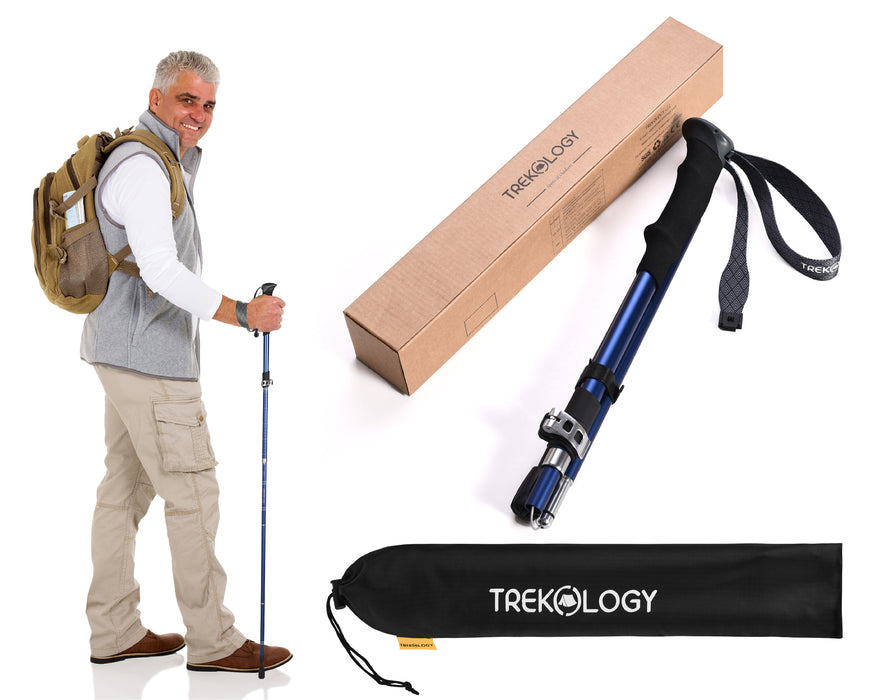 TREKOLOGY TREK-Z SE : Lightweight & Adjustable Hiking Pole  (1 Pole Package) (AU)