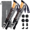 ((Refurbished)) TREK-Z 2.0 Cork : Foldable Trekking Poles with Cork Handle (2pc/Set)