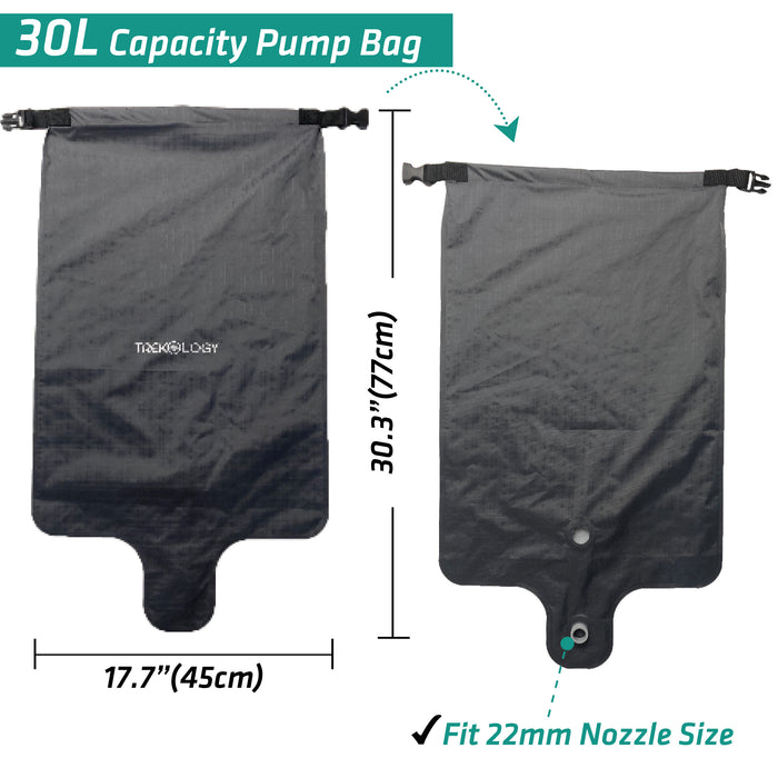 TREKOLOGY 30L Pump Sack Roll Top Compression Pump Bag for UL80 (US)
