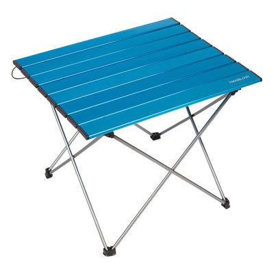 ((Refurbished)) TALU : Medium Portable Camping Table with Aluminum Table Top
