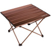 ((Refurbished)) TALU : Small Portable Camping Table with Aluminum Table Top