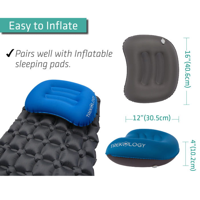 Trekology Aluft 1.0 : Inflatable Pillow for Camping