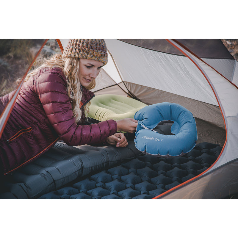 TREKOLOGY Inflatable Neck Airplane Travel Pillow (US)
