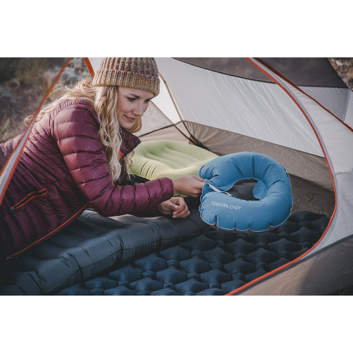 TREKOLOGY Inflatable Neck Airplane Travel Pillow (US)