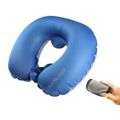 TREKOLOGY Inflatable Neck Airplane Travel Pillow (US)