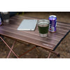((Refurbished)) TALU : Small Portable Camping Table with Aluminum Table Top
